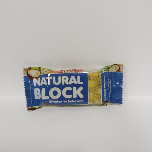 Žitarice sa kokosom natural block