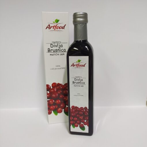Artfood 100% hladno ceđeni matični voćni sok divlje brusnice