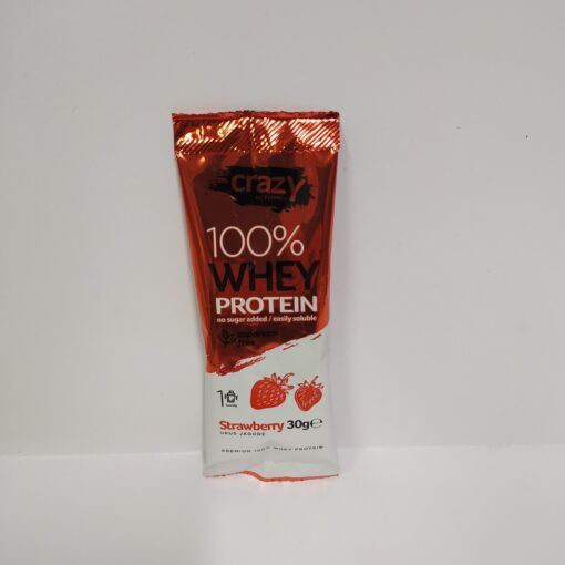 100% whey protein strawberry Crazy nutrition