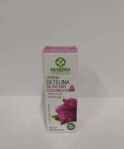 Crvena detelina biljne kapi Deverra