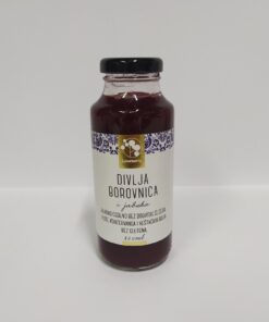 Hladno ceđeni kašasti voćni sok od divlje borovnice i jabuke Loveberry