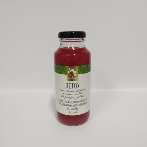 DETOX Hladno mešani kašasti sok od voća i povrća Loveberry