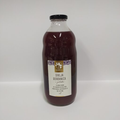 Hladno ceđeni voćni sok od divlje borovnice Loveberry