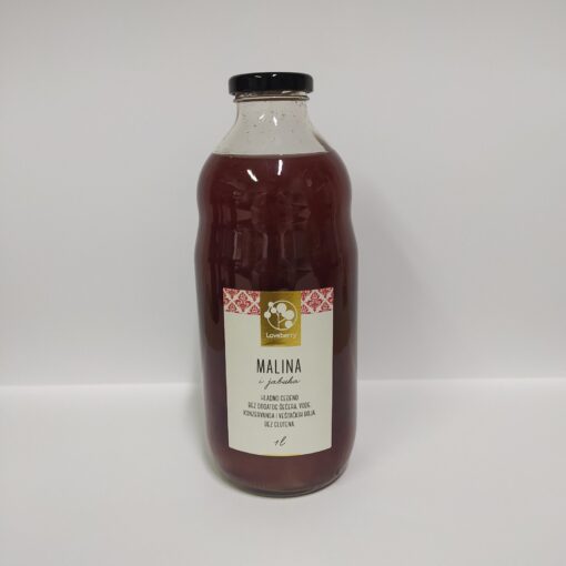 Hladno ceđeni voćni sok od maline Loveberry
