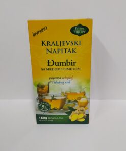 Kraljevski napitak Đumbir sa medom i limetom