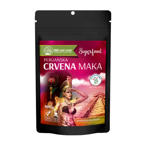 Crvena maka prah 100g We are one