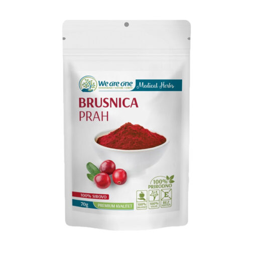 Brusnica prah 100g We are one