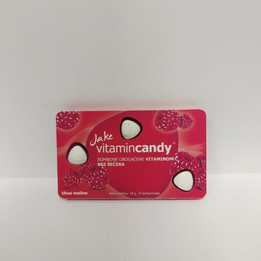 Jake vitamincandy bombone obogaćene vitaminom C sa ukusom maline