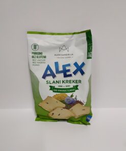 "ALEX" slani kreker od prosa i lana