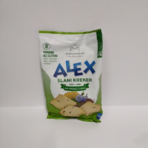 "ALEX" slani kreker od prosa i lana