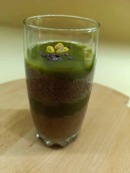 Pistać chia puding